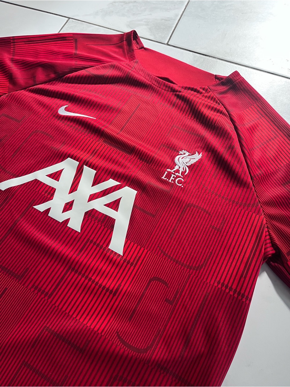 Nike Liverpool Football Club Dri-Fit Academy Pro Pre-Match Shirt Red 2023-2024 L - Picture 2 of 5